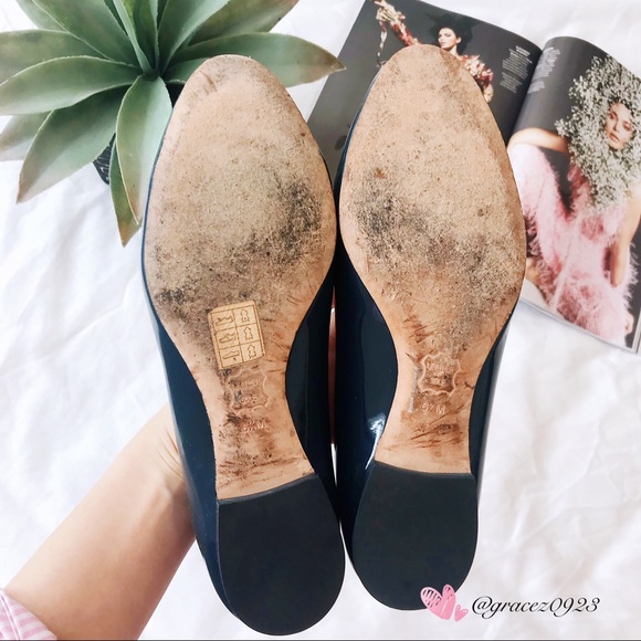 Tory Burch Logo flats dark blue - Picture 4 of 6